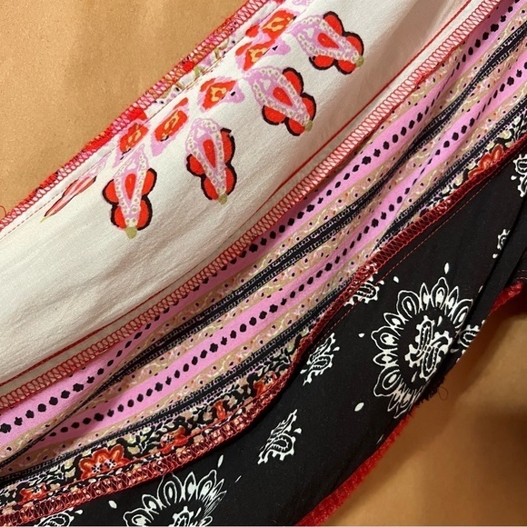 Free People | Blossom Thermal Oversized Popover Top Balloon Sleeves Red Size XS - Picture 7 of 13